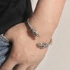 Huginn Muninn Bracelet Viking Raven Head Cuff Small Heritage