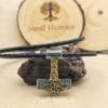 Thor Hammer Necklace Stainless Steel Double Side Viking Mjolnir