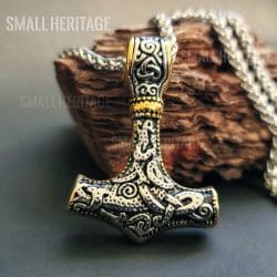 Thor's Hammer Stainless Steel Mjolnir Necklace