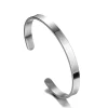 Vintage Thin Bracelet Stainless Steel Men Women Fits 6-7 inch Wrists