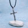 Crucifix Necklace – 925 Sterling Silver Christian Cross Pendant for Men