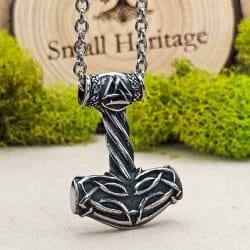 Ancient Style Thor's Hammer Stainless Steel Norse Mjolnir